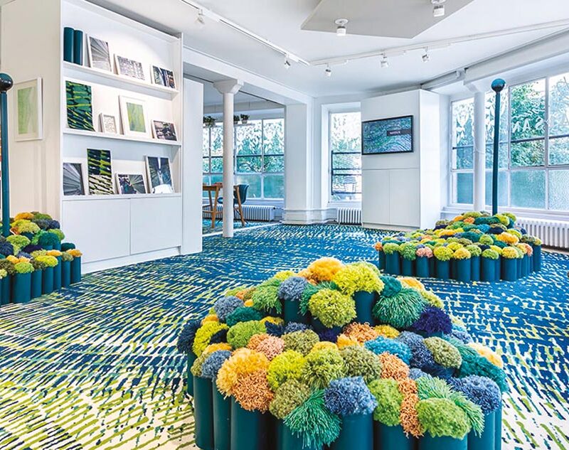 Le showroom Balsan à Paris, comme une promenade en forêt de Château